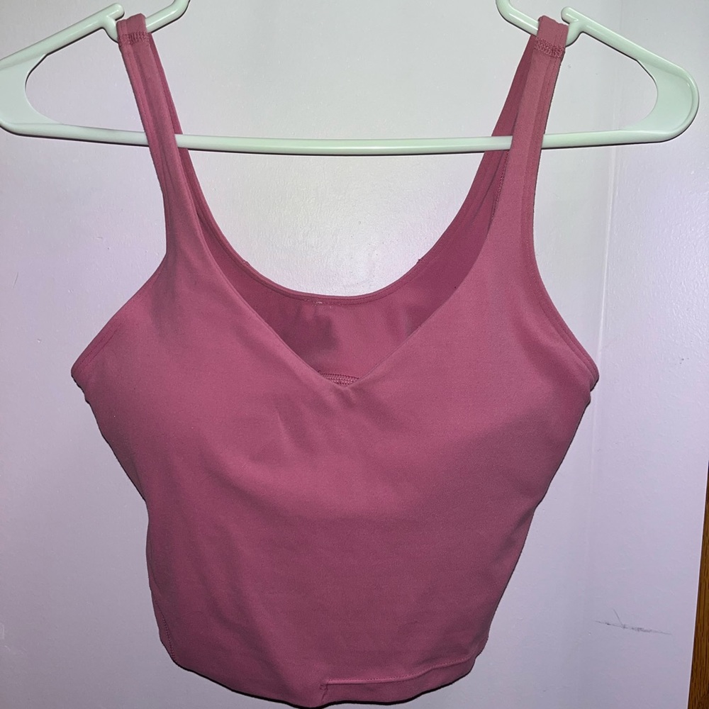 LULULEMON align tank, cropped. size 6